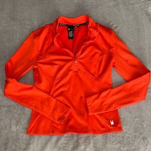 Spyder Women's Bright Orange Long Sleeve Top